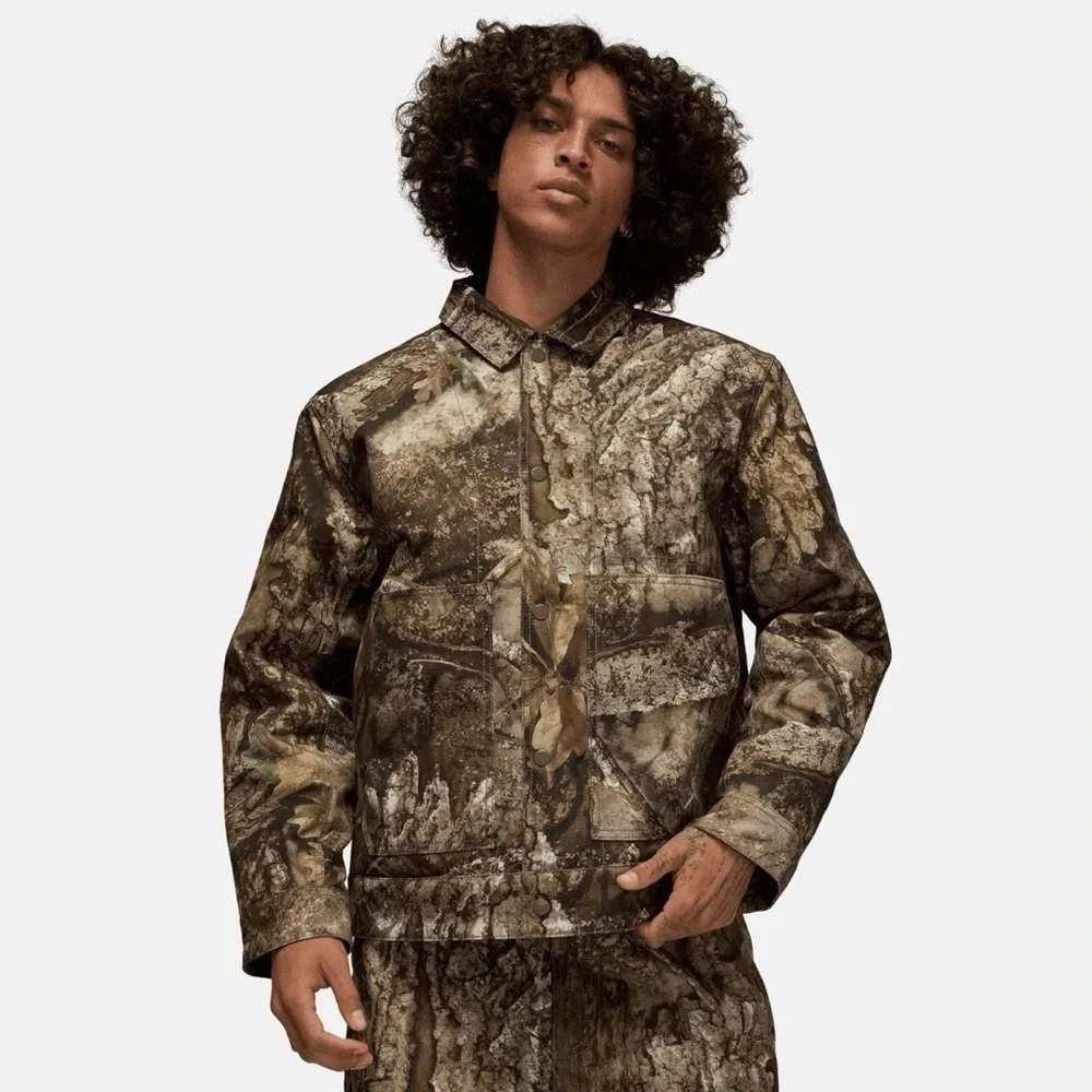 Nike Jordan Flight Chicago Realtree Jacket Camo HV0649-222 Men’s Size XXL
